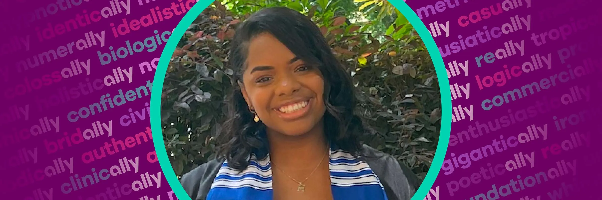 Alexis Hobbs poses in her graduation gown