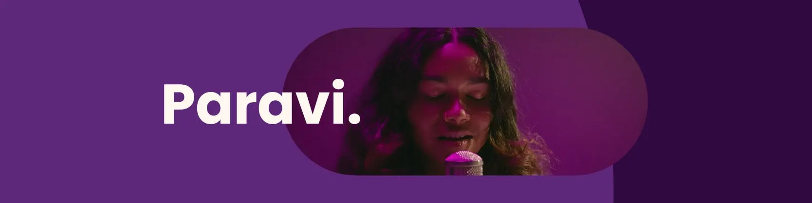Indie musician Paravi