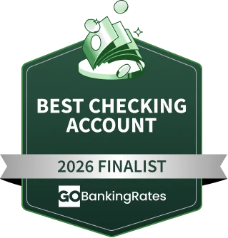 Best Checking Account Award 2026 Finalist issued to Ally Bank by GOBankingRates